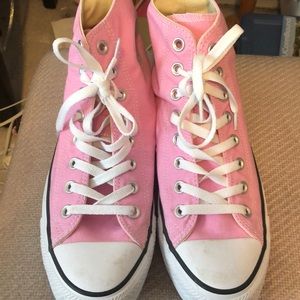 Pink High Top Converse